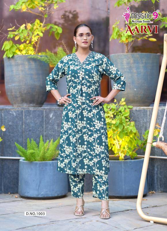 Mystic9 aarvi vol 1 coord set Kurti suppliers in Pune
